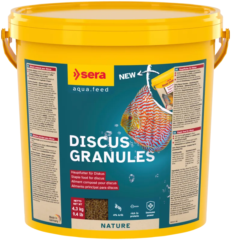sera Discus Granules staple food for discus, sinking soft granules, 10 L