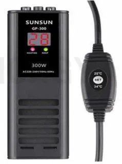 GP-300W titanium heater with external controller and digital display