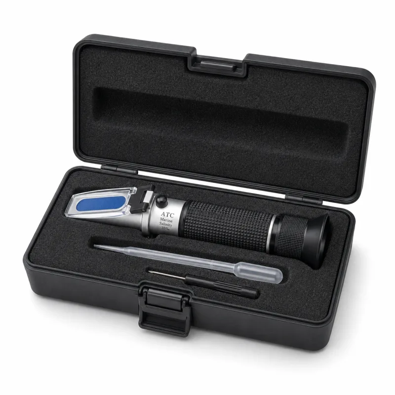ATC optical salinity refractometer