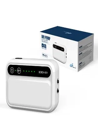 Q20 rechargeable air pump with touch screen