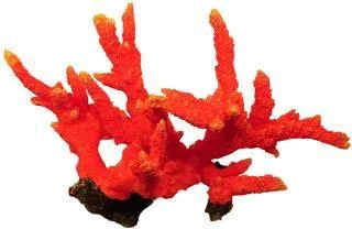 Artificial branching coral, red, 45 cm