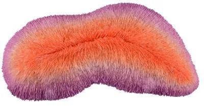 Artificial disc coral, orange and pink, 40 cm