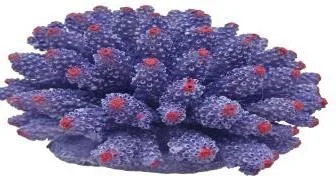 Artificial coral colony, purple and pink, 12 cm