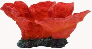 Artificial cup coral, red, 25 cm