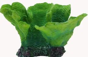 Artificial cup coral, green, 25 cm