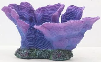 Artificial cup coral, purple, 25 cm