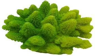 Artificial coral colony, green, 16 cm