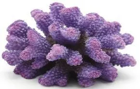 Artificial coral colony, purple, 19 cm