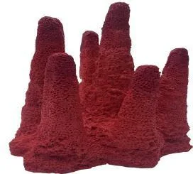 Artificial tube coral, red, 40 cm