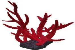 Artificial branching coral, red, 31 cm