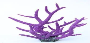 Artificial branching coral, purple, 31 cm