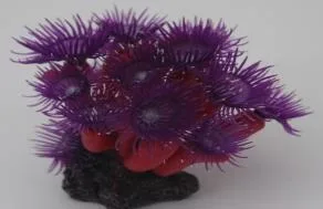 Artificial sea anemone, purple, 12 cm