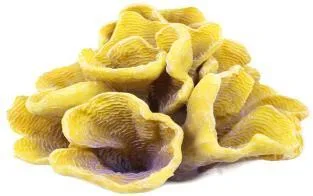 Artificial leaf coral, yellow, 30 cm