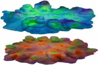Artificial disc coral, 8 cm