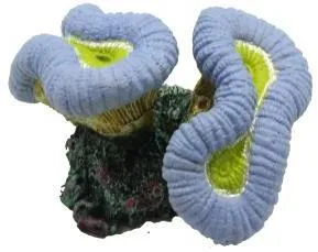 Artificial tube coral, blue, 10 cm