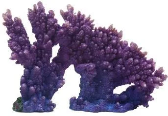 Artificial branching coral, purple, 40 cm