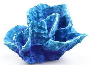 Artificial leaf coral, blue, 15 cm