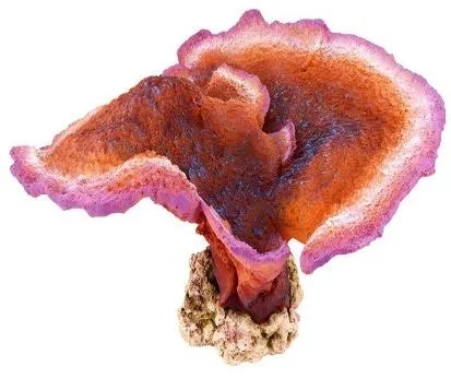 Artificial disc coral, red and pink, 46 cm