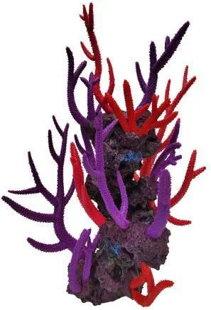 Reef centrepiece, red and purple, 59 cm