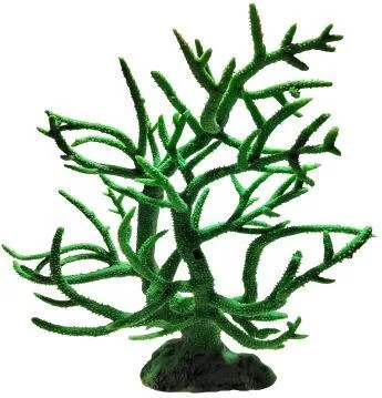 Artificial branching coral, green, 80 cm