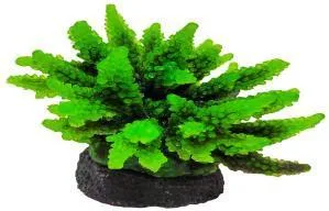 Artificial branching coral, green, 12 cm