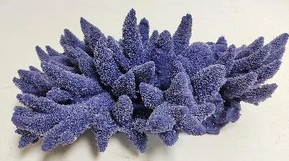 Artificial branching coral, purple, 30 cm