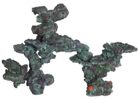 Artificial aquarium rockwork, 4-piece set, 96x39x49 cm