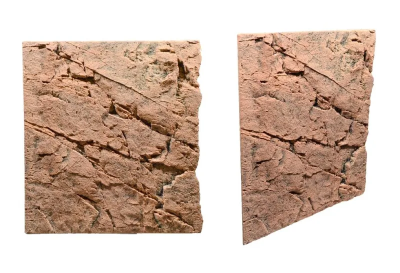 3D aquarium background panels from Back to Nature (Sweden), Slimline series, 80cm panel-height tier