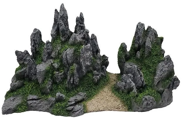 Long dark rock ridge, 59 cm