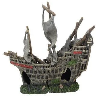 Wrecked galleon, two-piece set, 54 cm