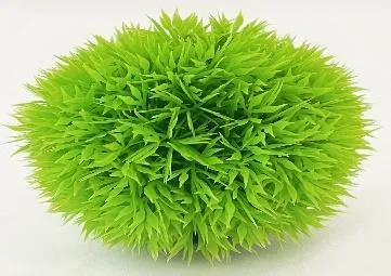Decorative artificial plant ball ornament, approximately 13 cm in diameter