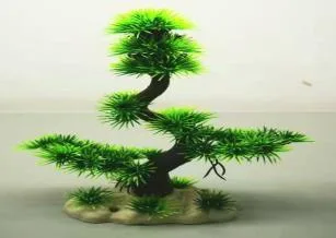 Artificial silk/plastic aquarium plant, 20 cm tall (9052)