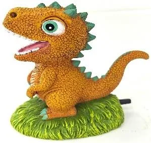 Cartoon spined dinosaur, orange, 10 cm