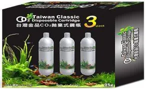 Taiwan Classic disposable CO2 cartridges, 3 × 95 g