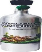Taiwan Classic aluminium CO2 cylinder, 2 L