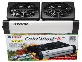 Hexa ColdWind-β 200 hang-on aquarium cooling fan, twin