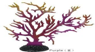 Gorgonian coral M, three colours, 16×3×15 cm