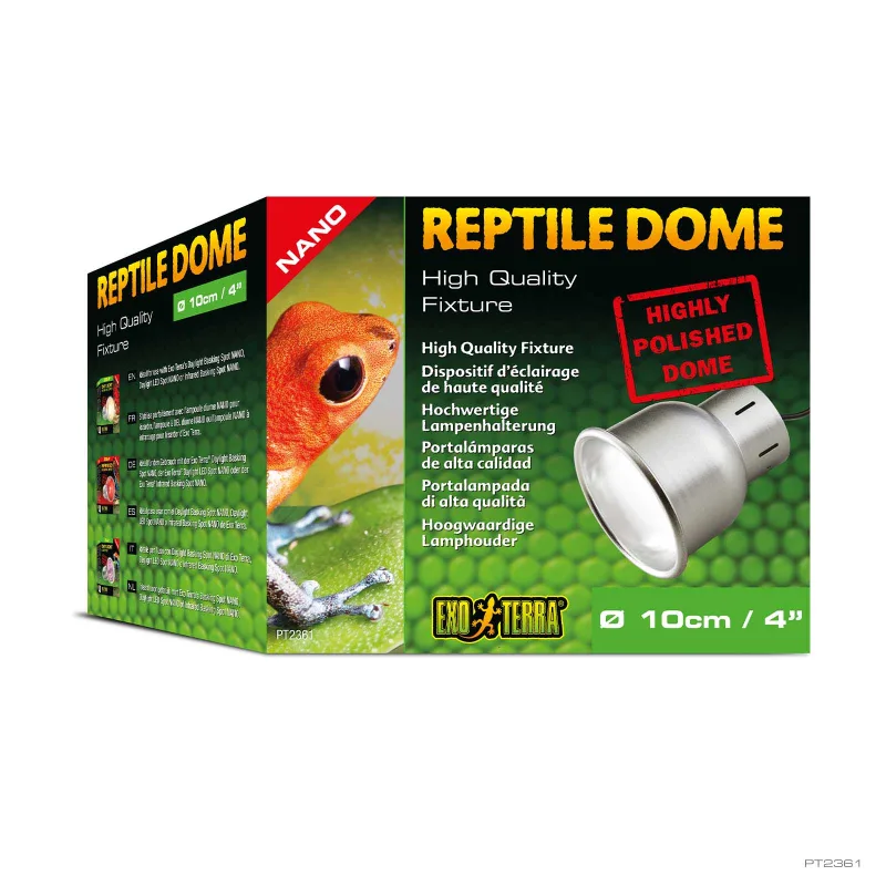 Reptile Dome NANO lamp fixture, 10 cm (no bulb)