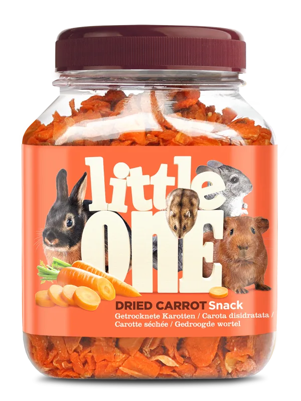 Little One Dried Carrot snack for all rodents, 200 g