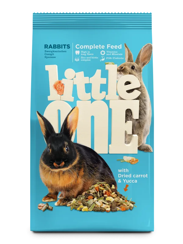 Little One Rabbits complete feed, 900 g
