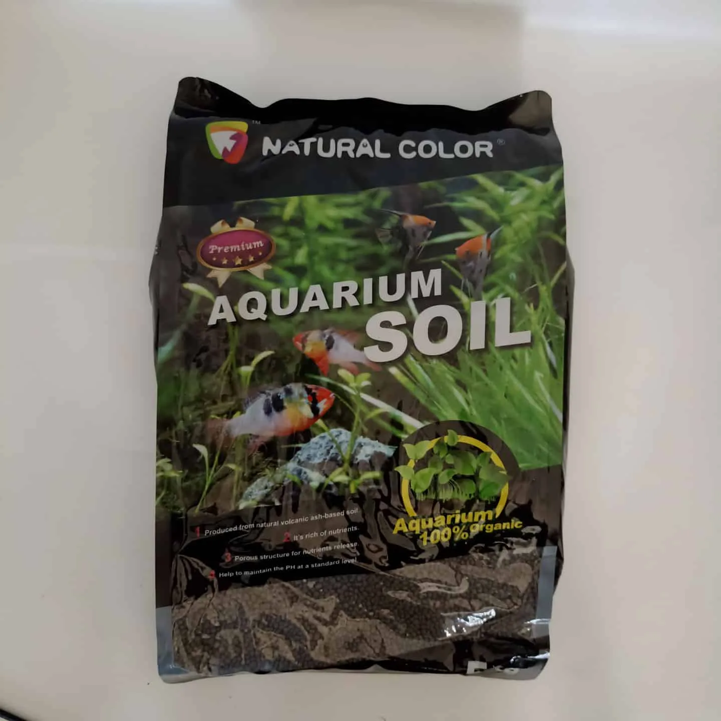 Natural Color planted aquarium substrate, 5 kg