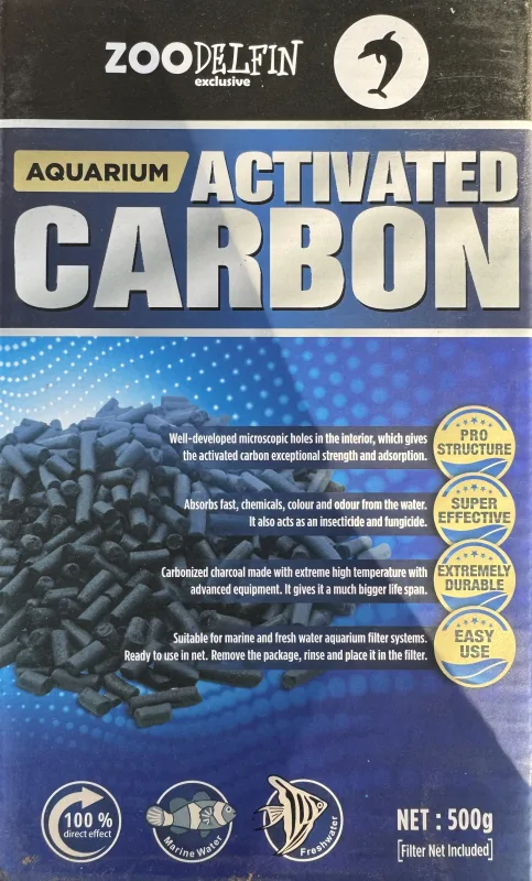 Aquarium activated carbon, 500 g