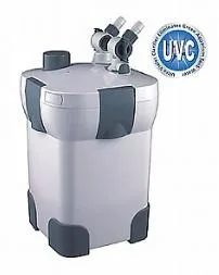 4-chamber filter for 180–250 cm aquariums with 9 W UV, 2000 L/h
