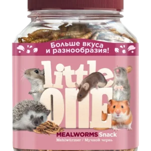 Little One Mealworms snack for omnivorous small pets